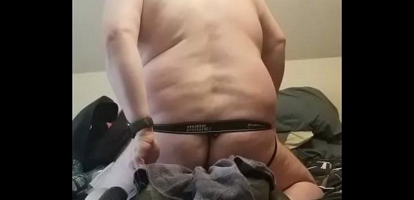  Just a chub bear and his toys and panties